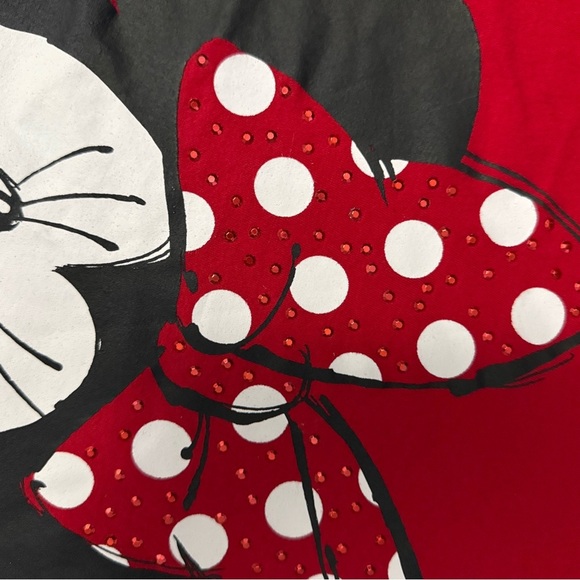 Disney Minnie Mouse Red Kids T-Shirt (Size 7/8 Kids) - Picture 3 of 7